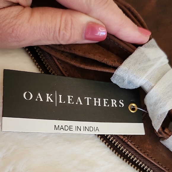 Oak Leather Brown Crossbody Bag NWT - Picture 12 of 16